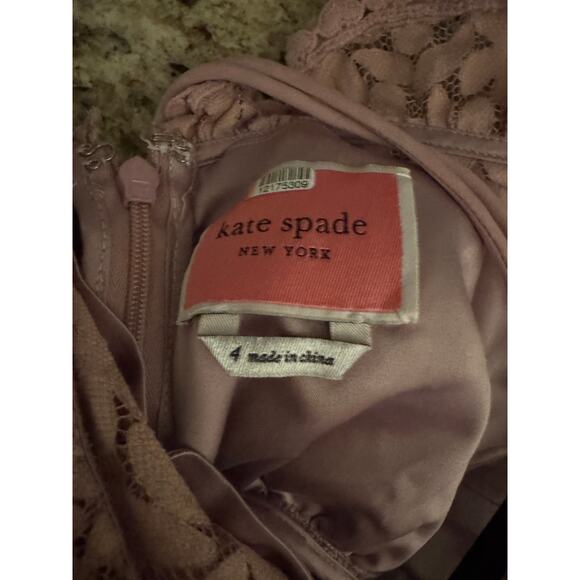 kate spade New York Flora Lace Ruffle Dress, Size 4 or 6, MSRP $428 - Picture 9 of 11